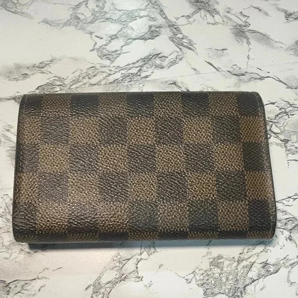 #191 Louis Vuitton Tresor Damier Ebene Bifold Wallet